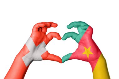 İsviçre Kamerun Kalbi, El hareketi, kalp yapma, Kırpma Yolu