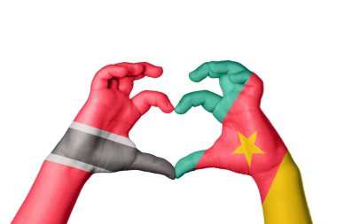 Trinidad ve Tobago Kamerun Kalbi, El hareketi kalp yapma, Kırpma Yolu