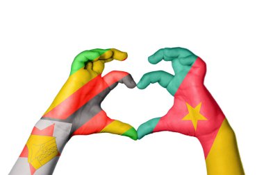 Zimbabwe Kamerun Kalbi, El hareketi kalp yapmak, Kırpma Yolu