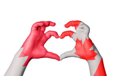 Bahreyn Kanada Kalbi, El hareketi kalp yapma, Kırpma Yolu