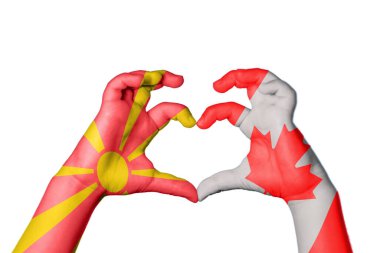 Kuzey Makedonya Kanada Kalbi, El hareketi kalp yaptı, Kırpma Yolu