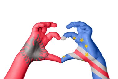 Arnavutluk Cape Verde Kalbi, El hareketi, kalp yapma, Kırpma Yolu