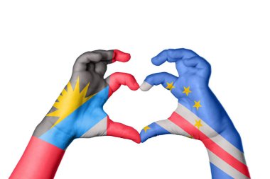 Antigua ve Barbuda Cape Verde Heart, El hareketi kalp yapma, Kırpma Yolu