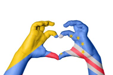 Kolombiya Cape Verde Kalbi, El hareketi kalp yapma, Kırpma Yolu