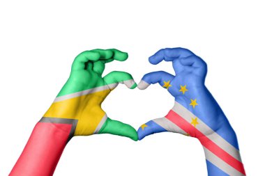 Guyana Cape Verde Heart, El hareketi kalp yapmak, Kırpma Yolu