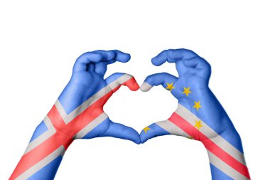 İzlanda Cape Verde Kalbi, El hareketi kalp yapma, Kırpma Yolu