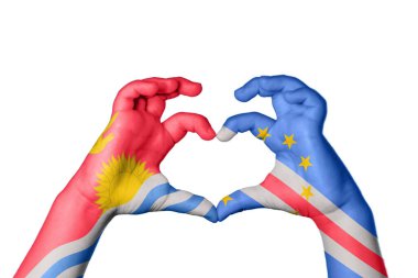 Kiribati Burnu Verde Kalbi, El hareketi kalp yapma, Kırpma Yolu