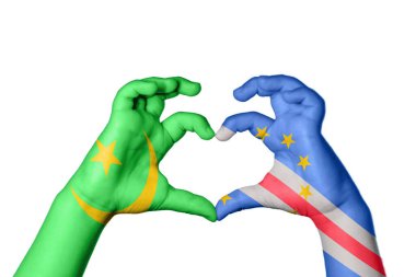 Moritanya Pelerini Verde Kalbi, El hareketi kalp yapma, Kırpma Yolu