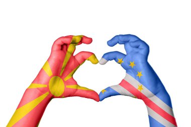 Kuzey Makedonya, Cape Verde Kalbi, El hareketi, kalp yapma, Kırpma Yolu