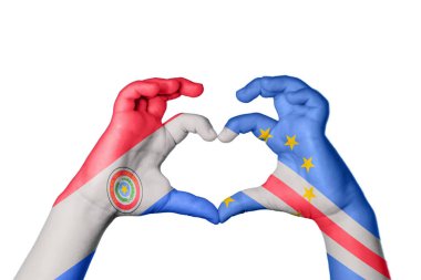 Paraguay Cape Verde Kalbi, El hareketi kalp yapmak, Kırpma Yolu
