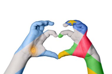 Arjantin Orta Afrika Cumhuriyeti Kalbi, El hareketi kalp yapma, Kırpma Yolu