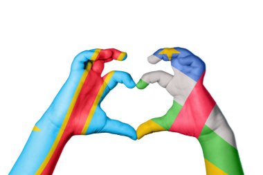 Demokratik Kongo Cumhuriyeti Orta Afrika Cumhuriyeti Kalbi, El hareketi kalp yapma, Kırpma Yolu