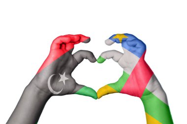 Libya Orta Afrika Cumhuriyeti Kalbi, El hareketi, kalp yapma, Kırpma Yolu