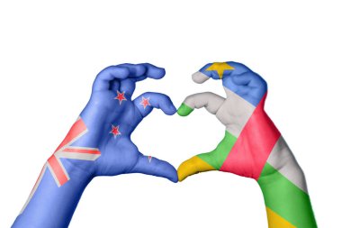 Yeni Zelanda Orta Afrika Cumhuriyeti Kalbi, El hareketi kalp yapma, Kırpma Yolu