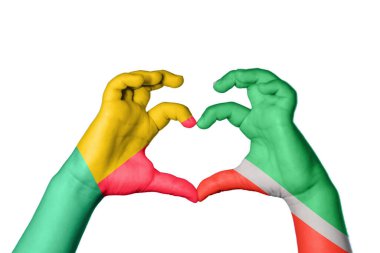 Benin Çeçenistan Kalbi, El hareketi kalp yapmak, Kırpma Yolu