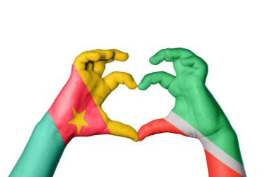 Kamerun Çeçenistan Kalbi, El hareketi kalp yapmak, Kırpma Yolu