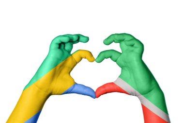 Gabon Çeçenistan Kalbi, El hareketi kalp yapma, Kırpma Yolu