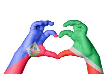 Haiti Çeçenistan Kalbi, El hareketi kalp yapmak, Kırpma Yolu