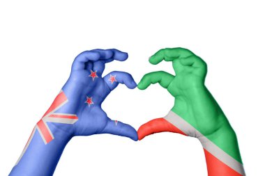 Yeni Zelanda Çeçenistan Kalbi, El hareketi kalp yapma, Kırpma Yolu