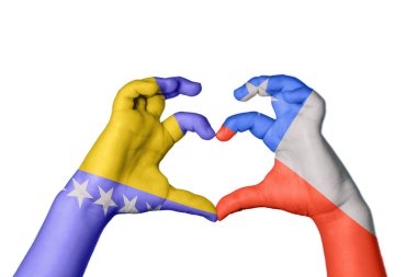 Bosna-Hersek Şili Kalbi, El hareketi, kalp yapma, Kırpma Yolu