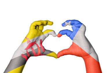 Brunei Şili Kalbi, El hareketi kalp yapma, Kırpma Yolu