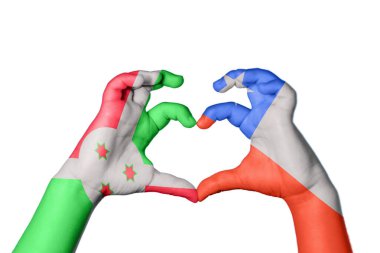 Burundi Şili Kalbi, El hareketi kalp yapma, Kırpma Yolu