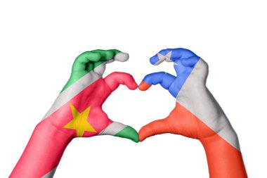 Şili Kalbi Surinam, El hareketi kalp yapma, Kırpma Yolu