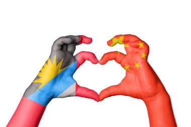 Antigua ve Barbuda Çin Kalbi, El hareketi kalp yapma, Kırpma Yolu