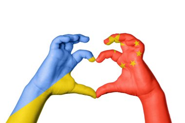 Ukrayna 'nın Çin Kalbi, El hareketi kalp yapma, Kırpma Yolu