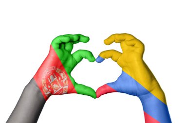 Afganistan Kolombiya Kalbi, El hareketi, kalp yapma, Kırpma Yolu