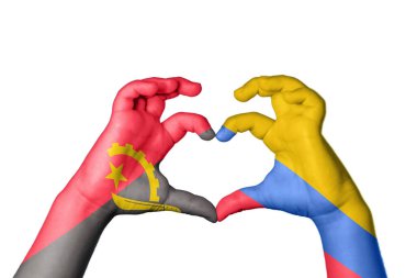 Angola Kolombiya Kalbi, El hareketi kalp yapma, Kırpma Yolu