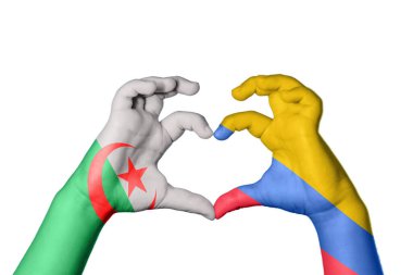 Cezayir Kolombiya Kalbi, El hareketi kalp yapma, Kırpma Yolu