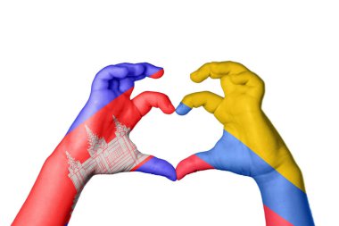 Kamboçya Kolombiya Kalbi, El hareketi kalp yapma, Kırpma Yolu