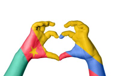 Kamerun Kolombiya Kalbi, El hareketi kalp yapma, Kırpma Yolu