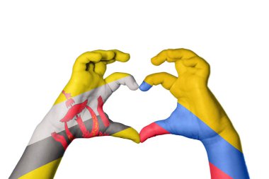 Brunei Kolombiya Kalbi, El hareketi kalp yapma, Kırpma Yolu