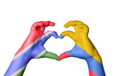 Gambiya Kolombiya Kalbi, El hareketi kalp yapma, Kırpma Yolu