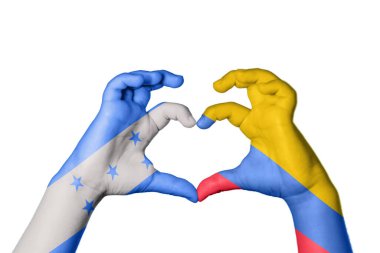 Honduras Kolombiya Kalbi, El hareketi kalp yapma, Kırpma Yolu