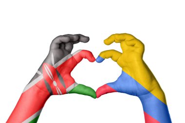 Kenya Kolombiya Kalbi, El hareketi kalp yapma, Kırpma Yolu