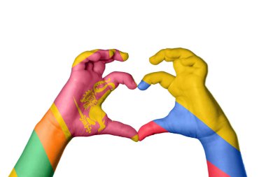 Sri Lanka Kolombiya Kalbi, El hareketi kalp yapma, Kırpma Yolu