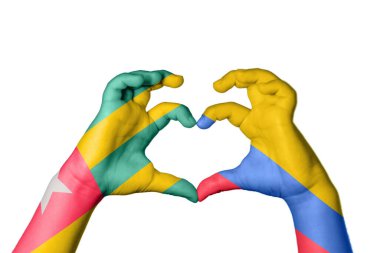 Togo Kolombiya Kalbi, El hareketi kalp yapma, Kırpma Yolu