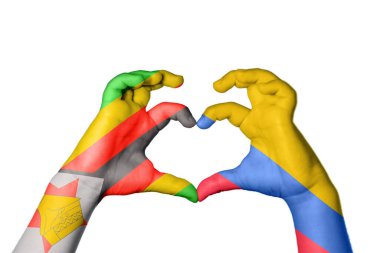 Zimbabwe Kolombiya Kalbi, El hareketi kalp yapma, Kırpma Yolu