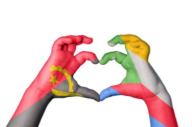 Angola Komoros Kalbi, El hareketi kalp yapma, Kırpma Yolu