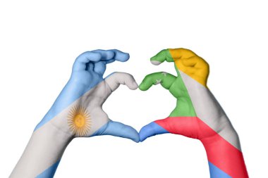 Arjantin Komoros Kalbi, El hareketi kalp yapma, Kırpma Yolu