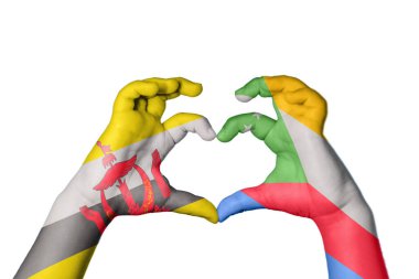 Brunei Komoros Kalbi, El hareketi kalp yapma, Kırpma Yolu