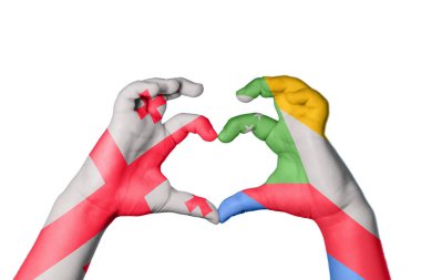 Georgia Comoros Heart, El hareketi, kalp yapma, Kırpma Yolu