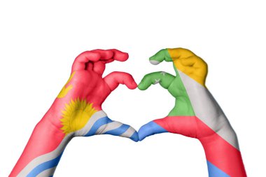 Kiribati Komoros Kalbi, El hareketi kalp yapma, Kırpma Yolu