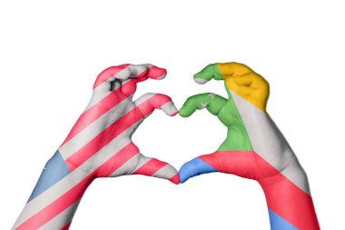 Liberya Komoros Kalbi, El hareketi kalp yapma, Kırpma Yolu