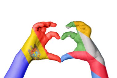 Moldova Komoros Kalbi, El hareketi kalp yapma, Kırpma Yolu