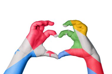 Panama Komoros Kalbi, El hareketi kalp yapma, Kırpma Yolu