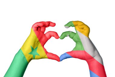 Senegal Komoros Kalbi, El hareketi kalp yapma, Kırpma Yolu